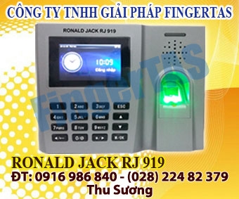 Lắp máy chấm công vân tay thẻ cảm ứng rj919 tại nhơn trach giá siêu rẻ