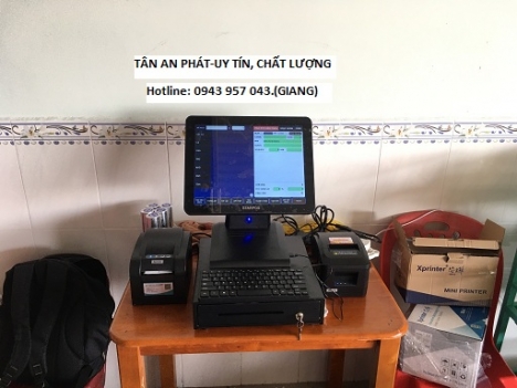 Cửa hàng hải sản đông lạnh tại biển Bạc Liêu lắp full bộ máy tính tiền giá rẻ  