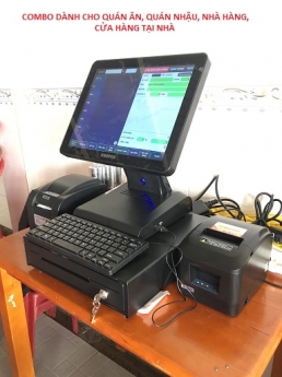 Cửa hàng hải sản đông lạnh tại biển Bạc Liêu lắp full bộ máy tính tiền giá rẻ  