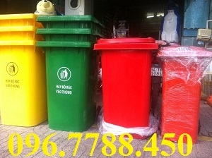 Thùng rác nhựa các loại sử dụng trong đô thị, khu dân cư giá rẻ