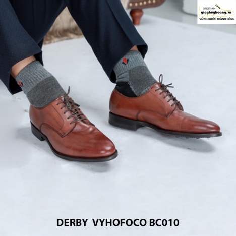 Bán giày tây nam da bò thủ công Derby Vyhofoco BC010 chính hãng