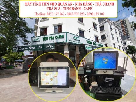 Bán trọn bộ Máy Pos tính tiền cho café – trà chanh tại Bắc Giang