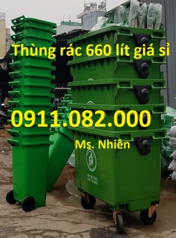 Phân phối thùng rác 120 lít 240 lít giá rẻ tại kiên giang- thùng rác siêu rẻ- lh 0911.082.000