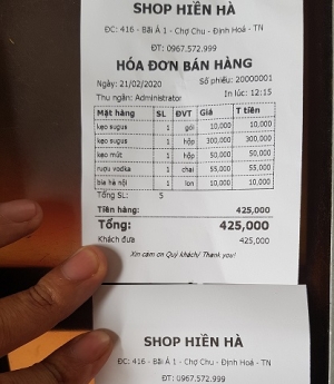 Thanh lý trọn bộ máy tính tiền hàng trưng bày ở Hà Nội cho Siêu thị mini