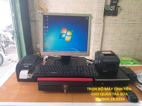 Bán thanh lý máy tính tiền tại Hà tỉnh cho quán trà chanh/trà sửa
