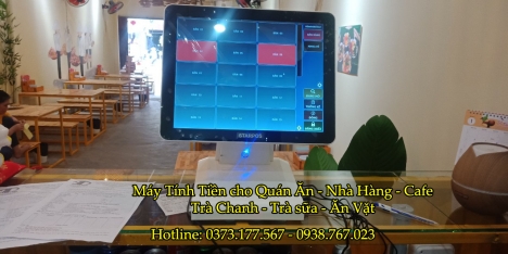 Bán máy tính tiền cho quán café – trà sữa tại Bình Thuận