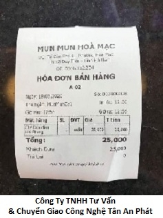 Lắp  máy in tặng phần mềm giá rẻ cho nhà hàng tại TP Hà Nội