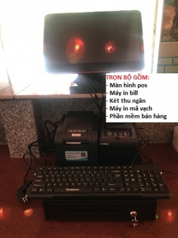 Combo máy tính tiền cho trà sữa giá rẻ tại Hà Tiên