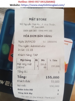 Combo bộ tính tiền giá sinh viên mô hình shop mật ong giá rẻ tại Hà Nội
