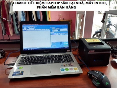 Combo máy in kèm phần mềm setup tại spa tỉnh Bạc Liêu