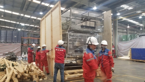 Đóng thùng gỗ, kiện gỗ máy móc xuất khẩu đi Hàn Quốc