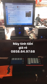 Lắp đặt máy tính tiền giá rẻ tại BMT cho Quán Lẩu & Nướng