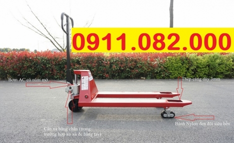 Phân phối xe nâng tay thấp 3 tấn giá rẻ tại đồng tháp- lh 0911.082.000