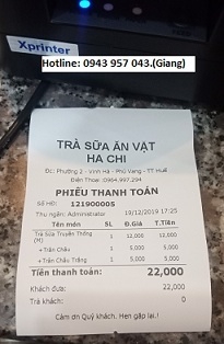Bình Thuận bán máy tính tiền giá sinh viên cho trà sữa