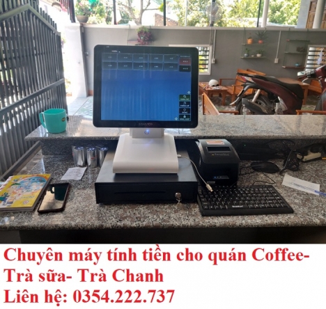 Cung Cấp lắp đặt máy tính tiền tại Nha Trang  cho Trà Chanh- Trà Sữa- Coffee
