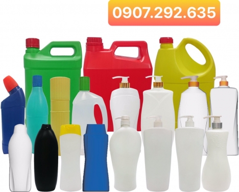 nhựa HDPE chuyên sản xuất vỏ chai đa màu sắc