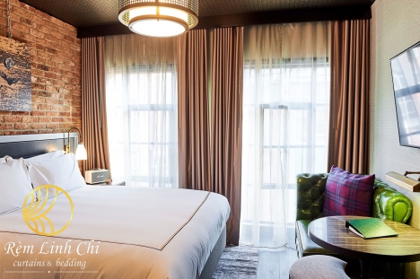Rèm vải phòng ngủ khách sạn giá rẻ tại Đà Nẵng