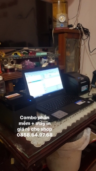 Combo phần mềm & máy in bill giá rẻ cho shop Mẹ & Bé tại Đăk Lăk 