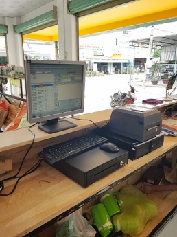 Thanh lý máy tính tiền cho cửa hàng thuốc phân bón – lúa giống tại Bạc Liêu