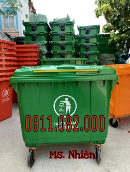 Nơi cung cấp thùng rác công cộng giá rẻ- thùng rác 120 lít 240 lít 660 lít- lh 0911.082.000