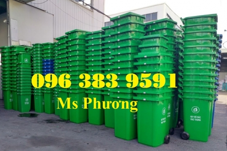 Thùng rác 240l nhựa HDPE giá rẻ