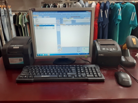 Máy tính tiền cho shop Mỹ Phẩm giá rẻ tại Long An
