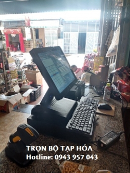 Tạp hóa tại Quảng Bình lắp máy cảm ứng tính tiền  giá sinh viên