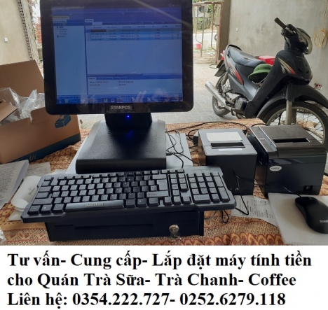 Máy tính tiền giá rẻ tại Ninh thuận cho quán Trà Chanh