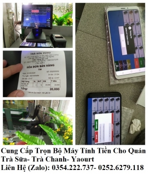 Bán máy tính tiền tại Ninh Thuận cho quán Trà Sữa giá rẻ