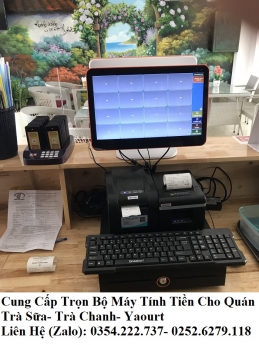 Bán máy tính tiền giá rẻ tại Ninh Thuận cho quán Trà Sữa