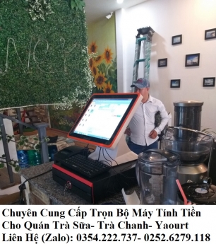 Máy tính tiền giá rẻ tại Ninh Thuận cho quán Trà Sữa