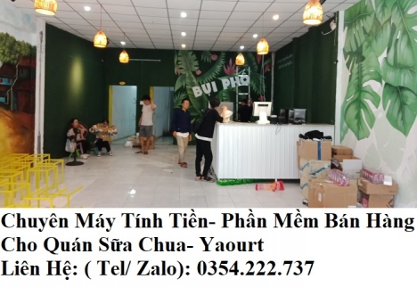 Bán máy tính tiền giá rẻ cho quán Sữa chua/ Yaourt tại Ninh Thuận