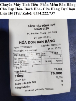 Chuyên máy tính tiền giá rẻ cho Tạp Hóa/ Bách Hóa tại Bình Định