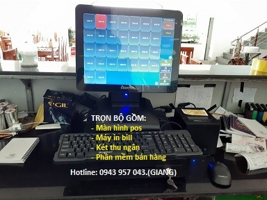 Full bộ tính tiền cho nhà hàng hải sản giá rẻ tại Hà Tĩnh