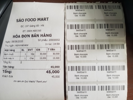 Trọn bộ máy tính tiền cho Trạm Dừng Chân tại Bình Thuận Uy Tín