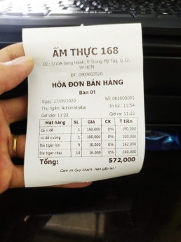 Máy tính tiền tại Bình Thuận cho Nhà Hàng chính hãng