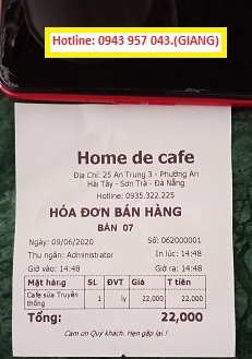 Máy cảm ứng tính tiền tại Đồng Tháp cho cafe home giá rẻ