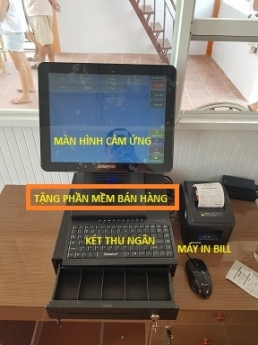 Bán máy tính tiền giá thanh lý cho quán nhậu sân vườn tại Vinh