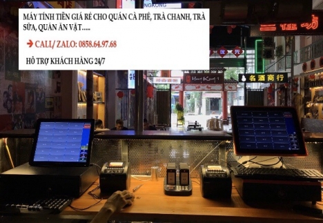 Bán bộ máy tính tiền cho quán Hồng Kông giá rẻ tại BMT