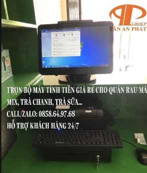 Cung cấp máy tính tiền giá rẻ cho quán Rau Má Mix tại Hội An 