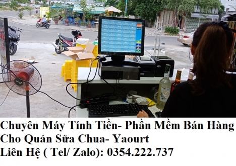 Bán máy tính tiền giá rẻ tại Đồng Nai cho Quán Sữa Chua