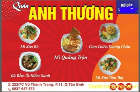 Quán Mì Quảng Trộn, Mì Xào Bò, Mì Xào Tôm Thịt Ngon Quận Tân Bình