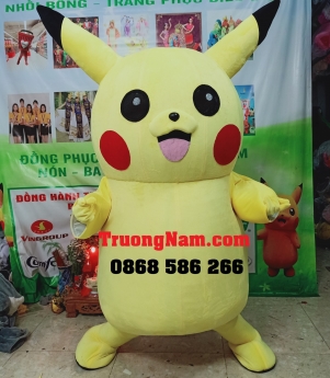 Mascot pikachu quảng cáo sự kiện, quảng bá sản phẩm