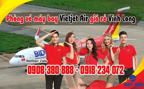 Phòng vé máy bay Vietjet Air giá rẻ Vĩnh Long