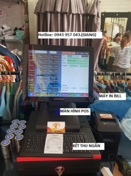 Cần Thơ lắp máy tính tiền cho shop quần áo giá rẻ