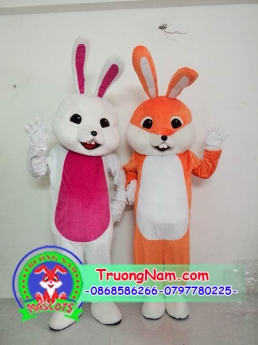 Mascot thỏ, mascot trung thu,trang phục biểu diễn