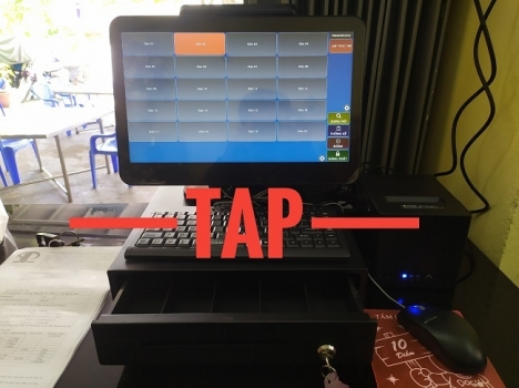 Máy tính tiền giá rẻ cho cửa hàng gạch tại Ninh Thuận