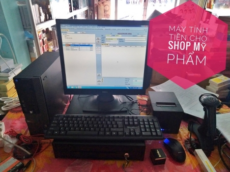 Máy tính tiền cho cửa hàng mỹ phẩm tại Ninh Thuận
