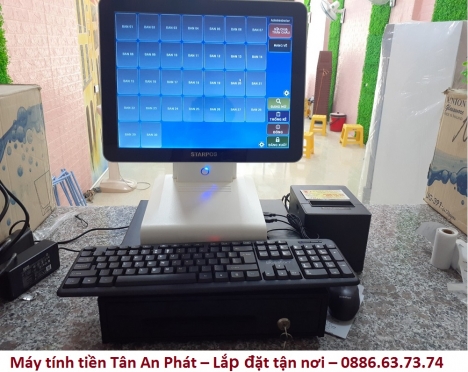 Lắp Máy tính tiền giá rẻ tại Gia Lai cho quán ăn vặt - trà sữa
