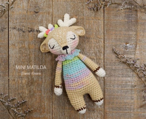 Bán thú bông handmade móc đan bằng len an toàn cho bé ôm ru ngủ